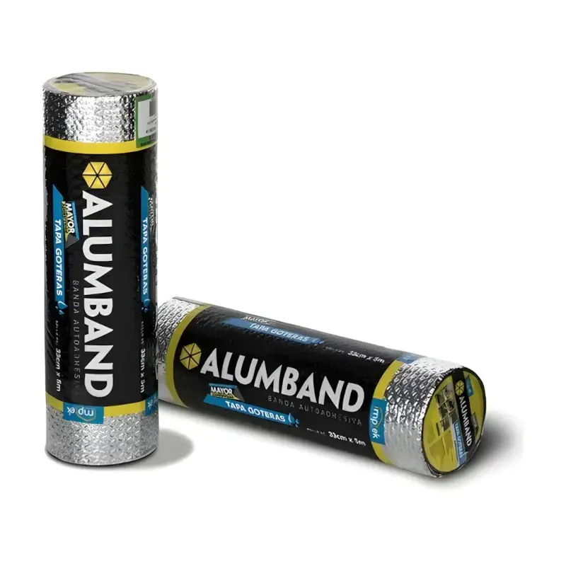 BANDA ALUMBAND MANTO AUTO-ADHESIVO (20cm X 10m - 2mm Espesor) X 10 METRO