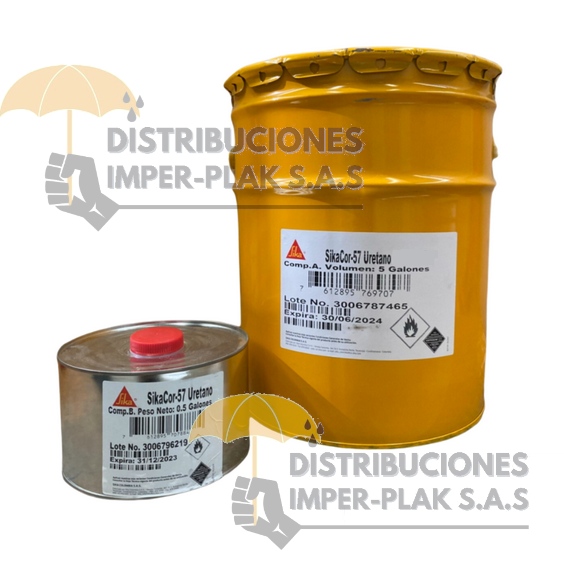 SIKACOR-57 URETANO (AB) RAL7044 RECUBRIMIENTO X 5.5gal