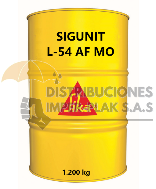 SIKA SIGUNIT L-54 AF MO X 1.200 KG. ACELERANTE LÍQUIDO