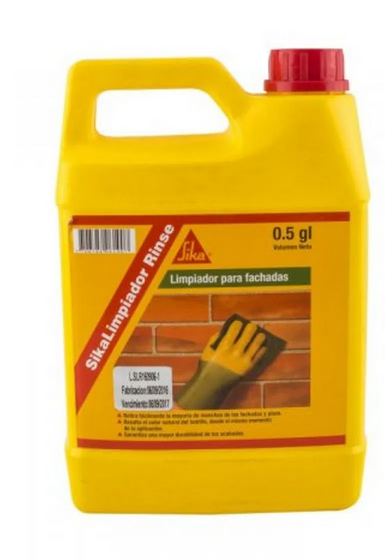 SIKA LIMPIADOR RINSE ÁCIDO PARA LADRILLOS X 0.5gal