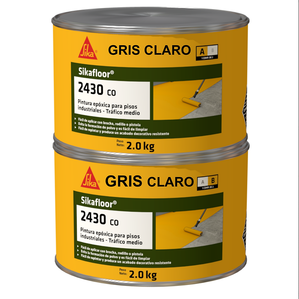 SIKAFLOOR-2430 CO GRIS CALRO PINTURA PARA ALMACENES X 4kg