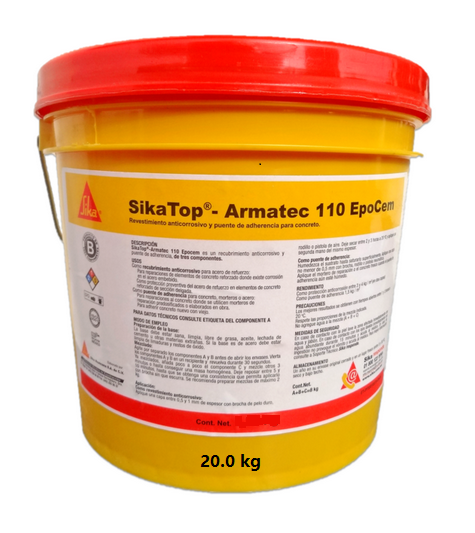 SIKATOP-ARMATEC-110 EPOCEM MORTERO PARA PROTECCIÓN DE ESTRUCTURA X 20kg