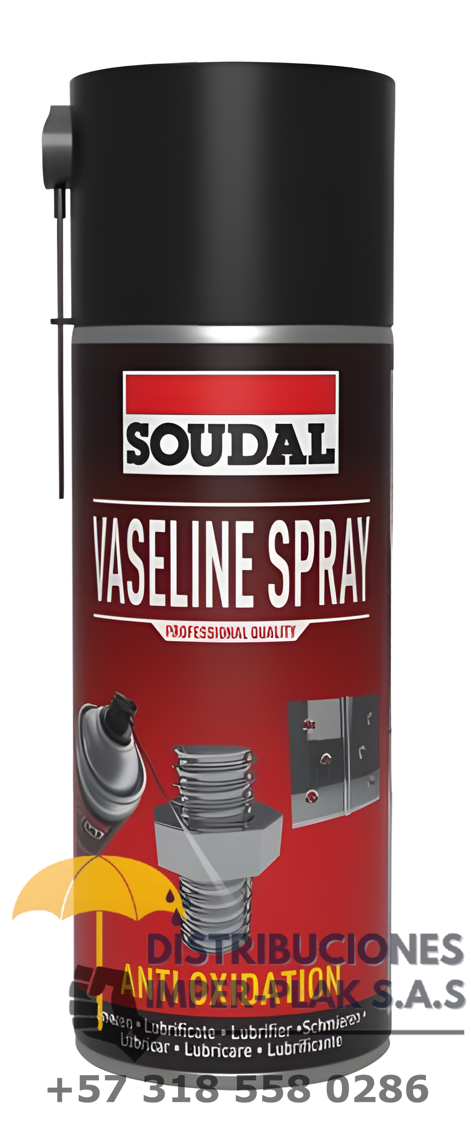 SOUDAL VASELINE SPRAY AEROSOL X 400ml