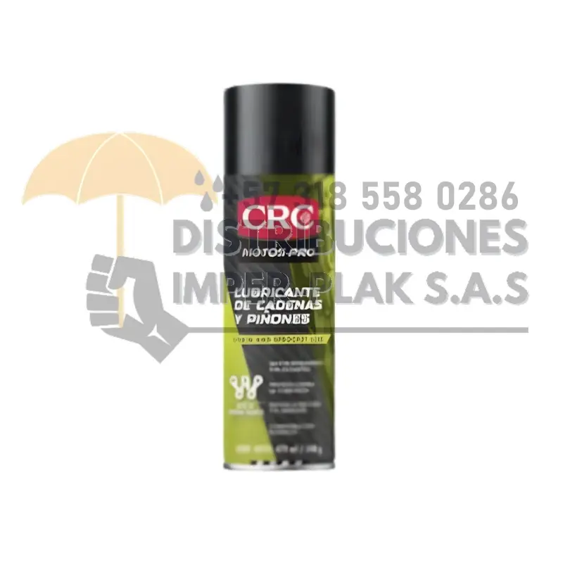 CRC LUBRICANTE DE CADEAS Y PIÑONES BLANCO DE ALTA CALIDAD X 470ml