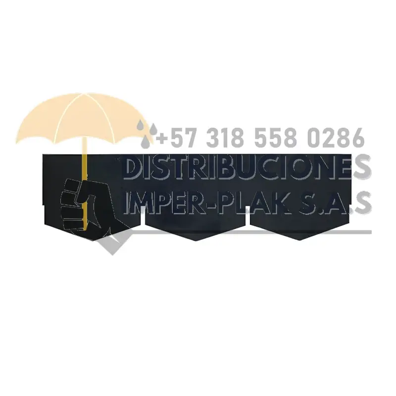 IMPTEK TEJA RANCHERA NEGRO PLACA ASFÁLTICA X 1 FARDO