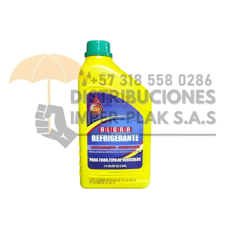 LÍQUIDO REFRIGERANTE CORRIENTE VERDE ANTICORROSIVO X 1/4gal