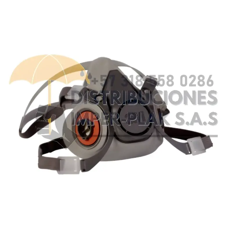 6200 MEDIA MASCARA ELASTOMERICA TALLA M X 1 und