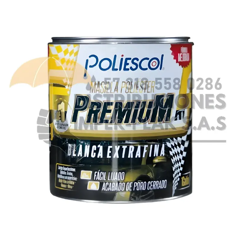 POLIESCOL MASILLA POLIÉSTER PREMIUM X 1 gal
