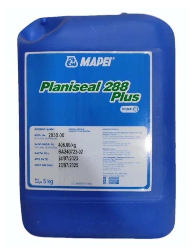 PLANISEAL 288 /B MORTERO CEMENTOSO IMPERMEABILIZANTE X 5 KG