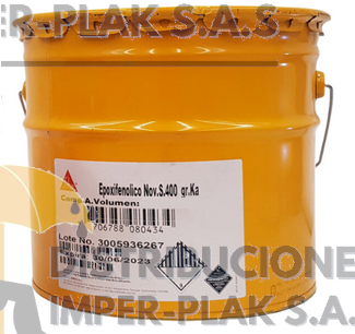 EPOXIFENÓLICO NOVOLAC S-400NF (COMPONENTE A) GRIS X 2.7gal