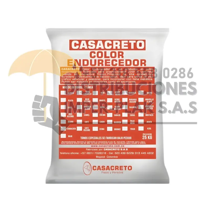 ENDURECEDOR DE CONCRETO TC-AZUL X 25kg