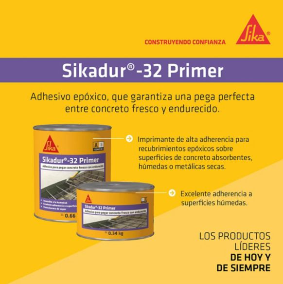 Miniatura: SIKADUR-32 PRIMER IMPERMEABILIZANTE PARA HUMEDADES EXTREMAS X 3kg
