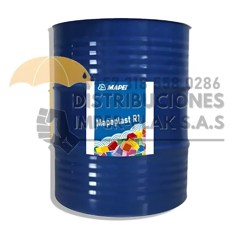 MAPEPLAST R11 ADITIVO PLASTIFICANTE RETARDANTE PARA CONCRETO X TAMBOR 232kg