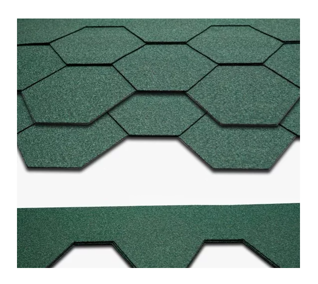 IMPTEK TEJA HEXAGONAL VERDE PLACA ASFÁLTICA (21 UND) X 1 CAJA