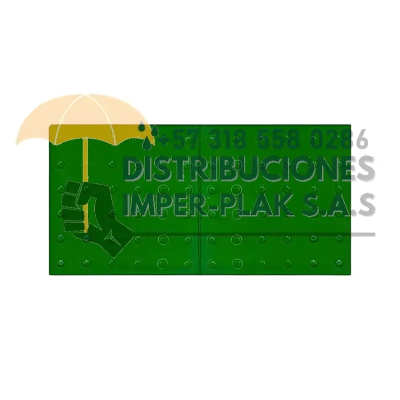 MOLDE PARA CONCRETO LOSA TÁCTIL ALERTA X 80cm x 40cm