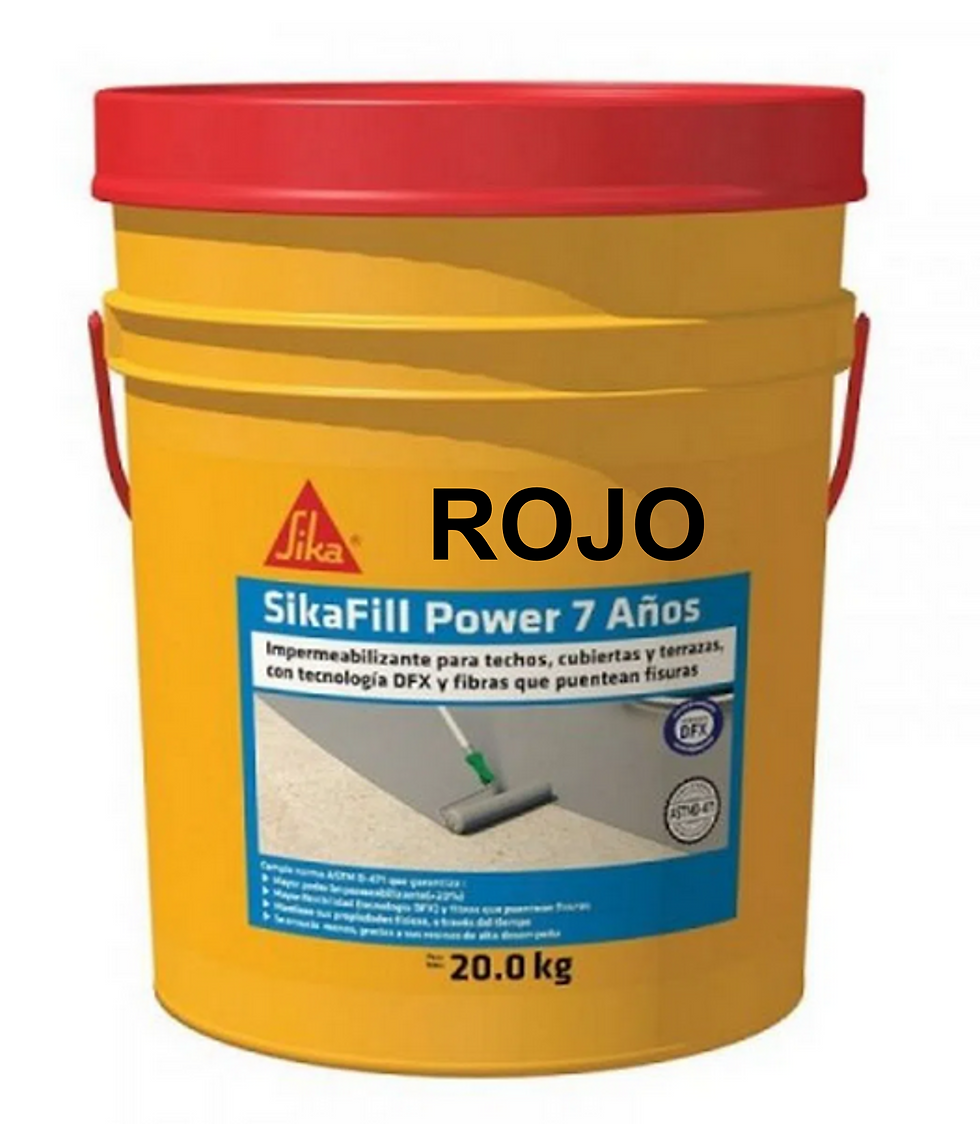 SIKAFILL POWER 7 AÑOS ROJO IMPERMEABILIZANTE X 22kg