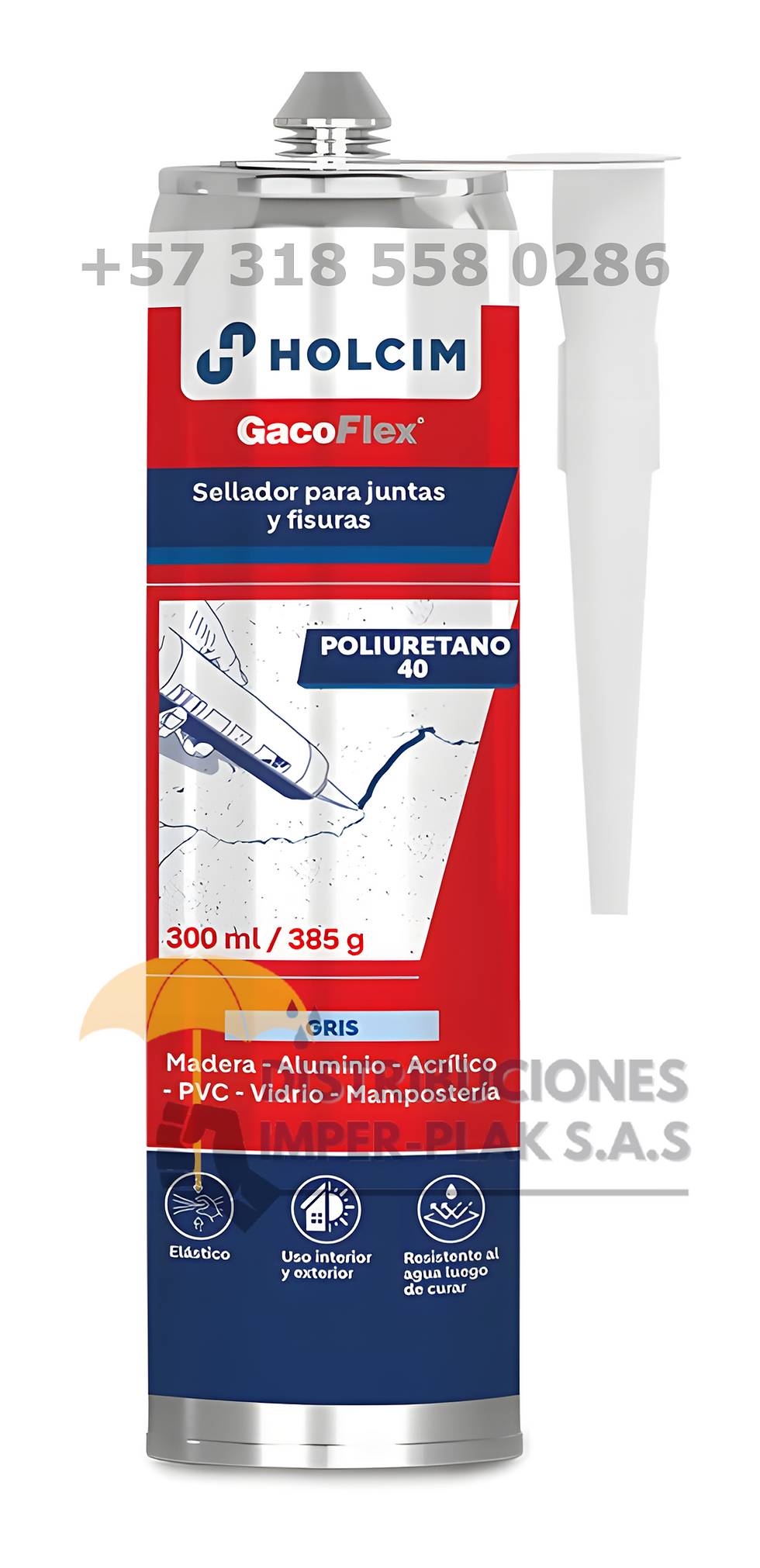 HOLCIM GACO SELLO POLIURETANO 40 MULTIUSOS X 300ml