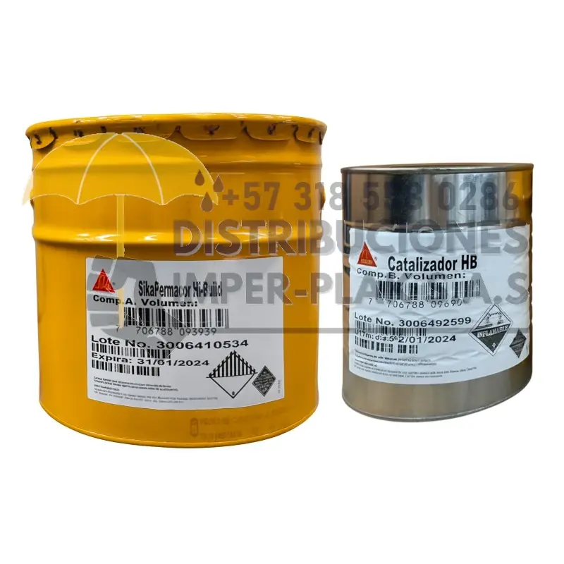SIKA PERMACOR HI-BUILD (AB) EPOXIFENÓLICO X 1gal
