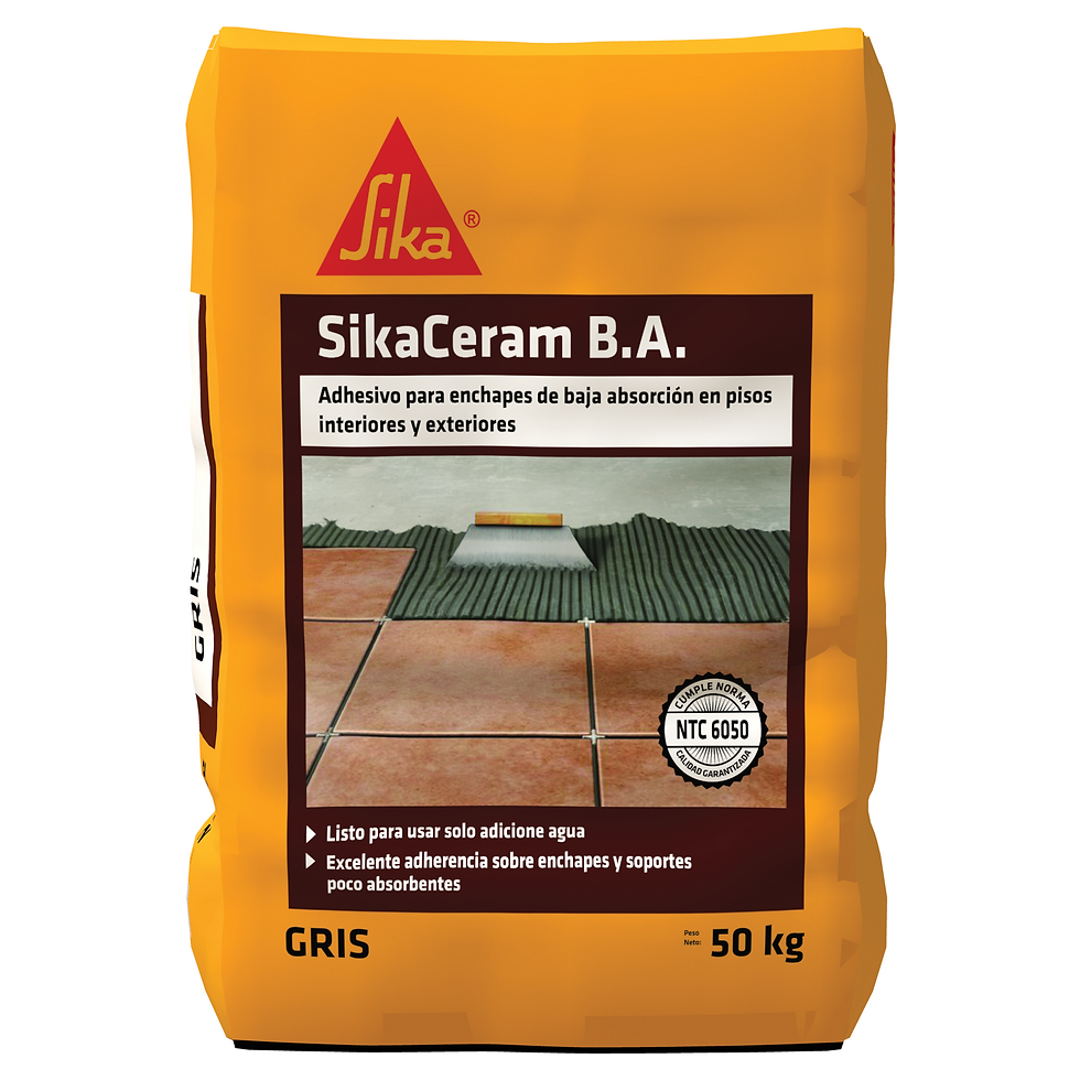 SIKACERAM-230 B.A. GRIS PEGA PORCELANATO X 25kg