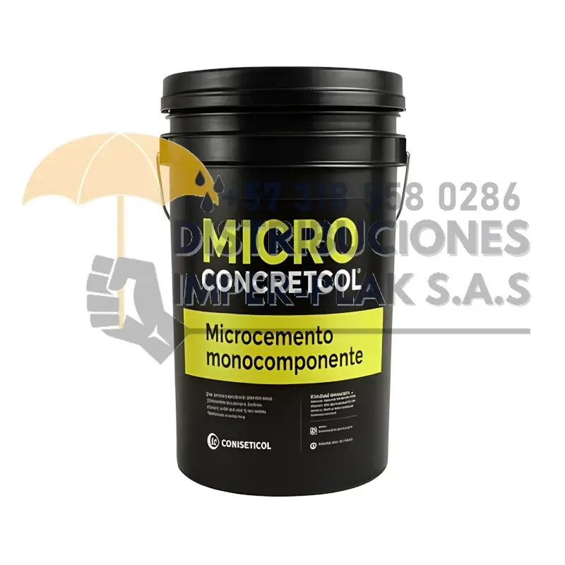 MICRO CONCRETCOL MONOCOMPONENTE OCRE X 10kg