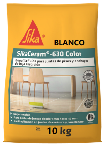 SIKACERAM-630 COLOR BLANCO X 10kg