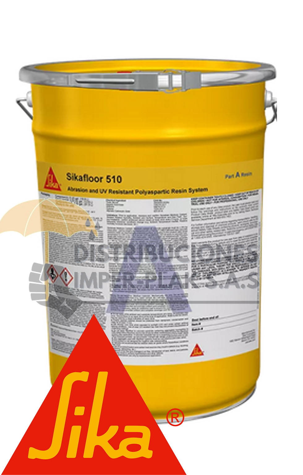 SIKAFLOOR 510 (COLORES) RECUBRIMIENTO POLIASPÁRTICO X 3kg