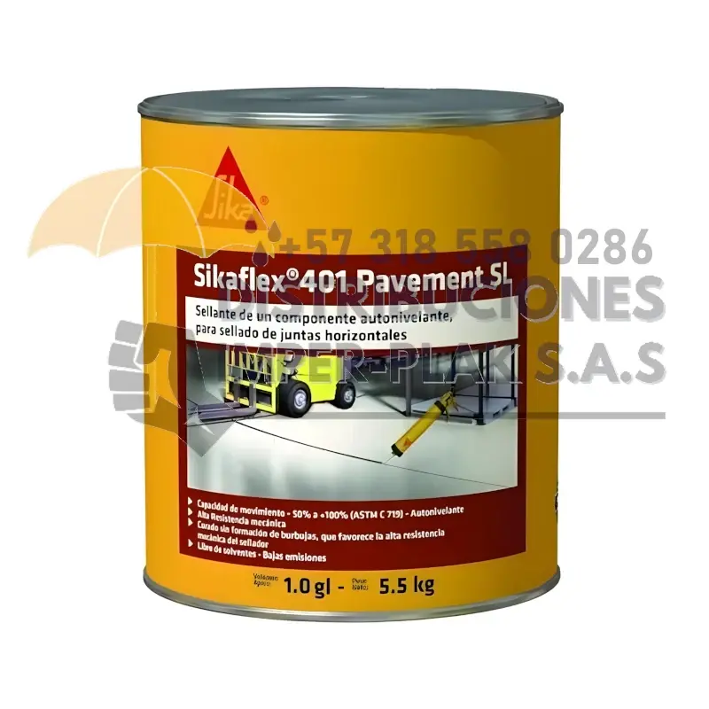 SIKAFLEX-401 PAVEMENT SL SELLANTE MONOCOMPONENTE X 1gal