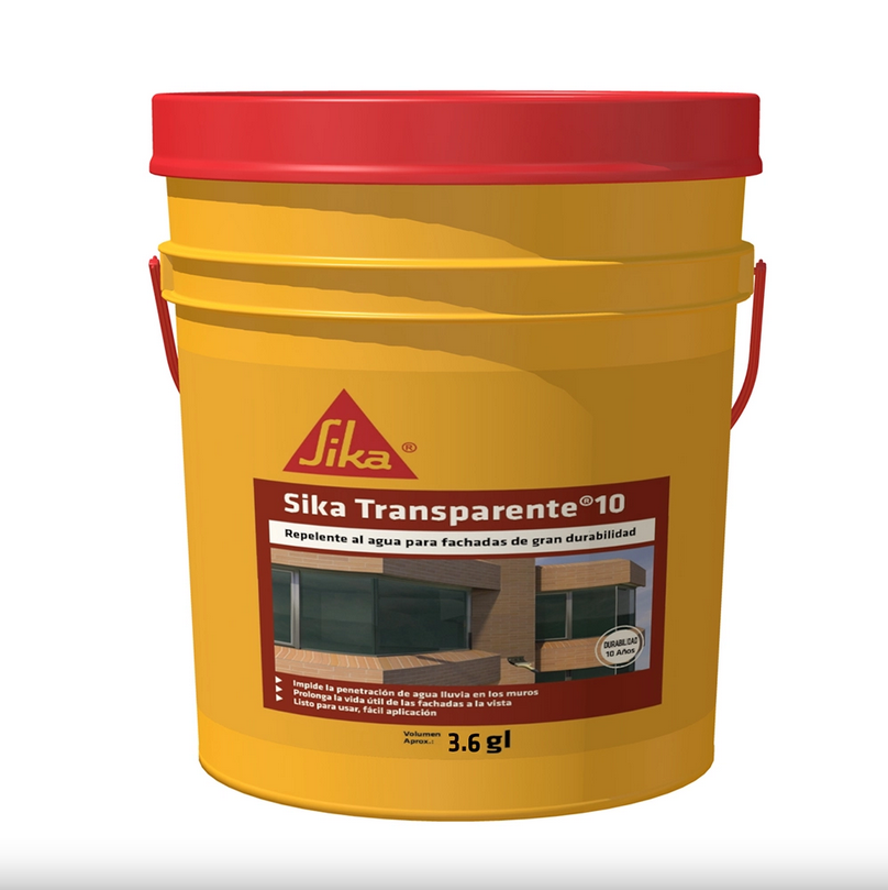 SIKA TRANSPARENTE 10 IMPERMEABILIZANTE PARA PIEDRA X 3.6gal