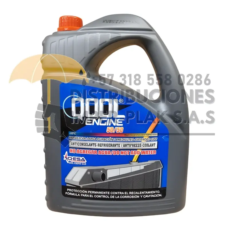 AGUA PARA BATERÍA QOOL ENGINE PARA SOBRECARGA Y SULFUTACIÓN X 5gal