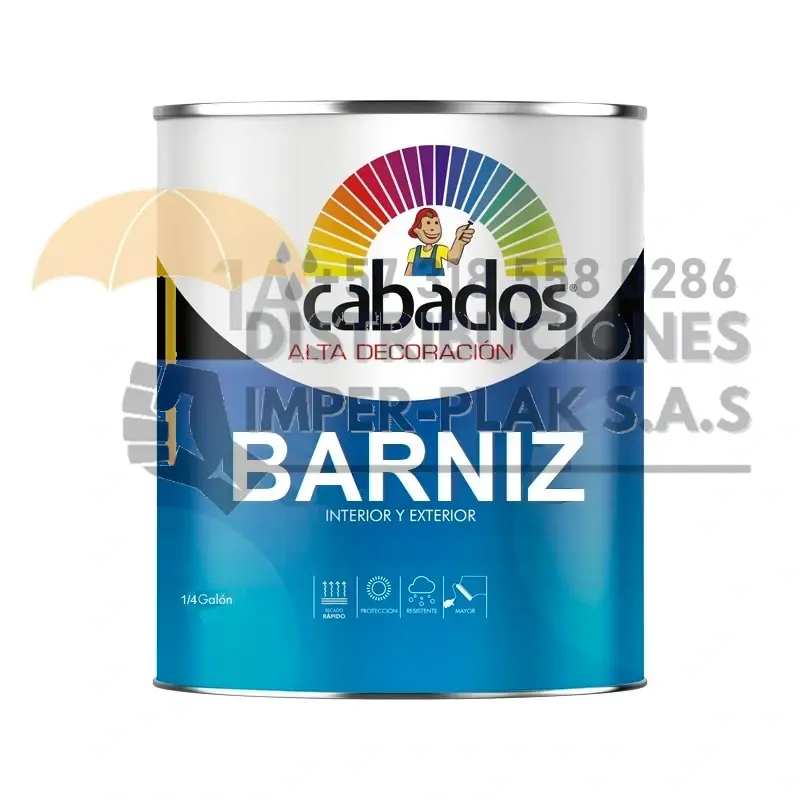 BARNIZ TRANSPARENTE X 1/4 Galón