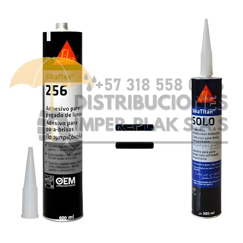 SIKAFLEX-256 NEGRO ADHESIVO DE POLIURETANO X 300ml