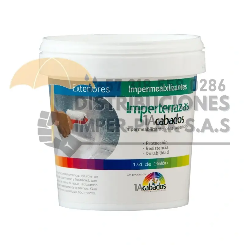 IMPERTERRAZAS BLANCO X 1/4 GALÓN