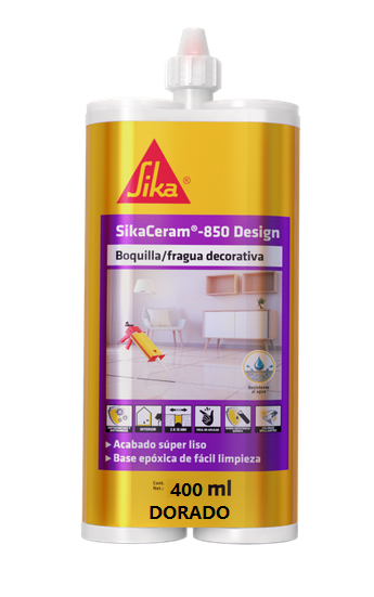 SIKACERAM-850 DESIGN DORADO X 400 ML FRAGUA