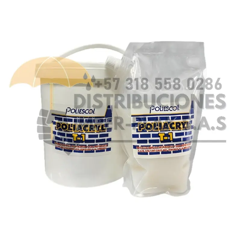 POLIESCOL POLIACRYL T-1 RESINA ACRÍLICA SECADO RÁPIDO