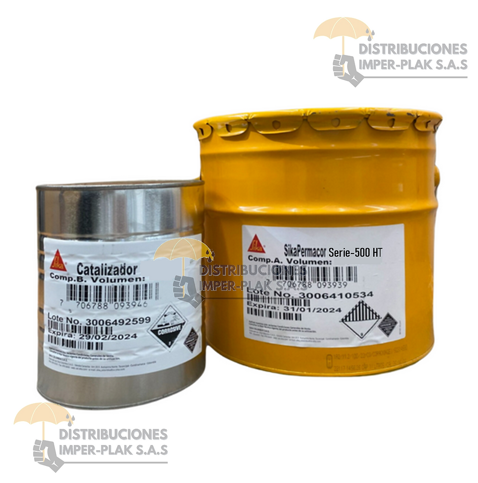 SIKA PERMACOR SERIE-500HT (AB) GRIS X 4gal