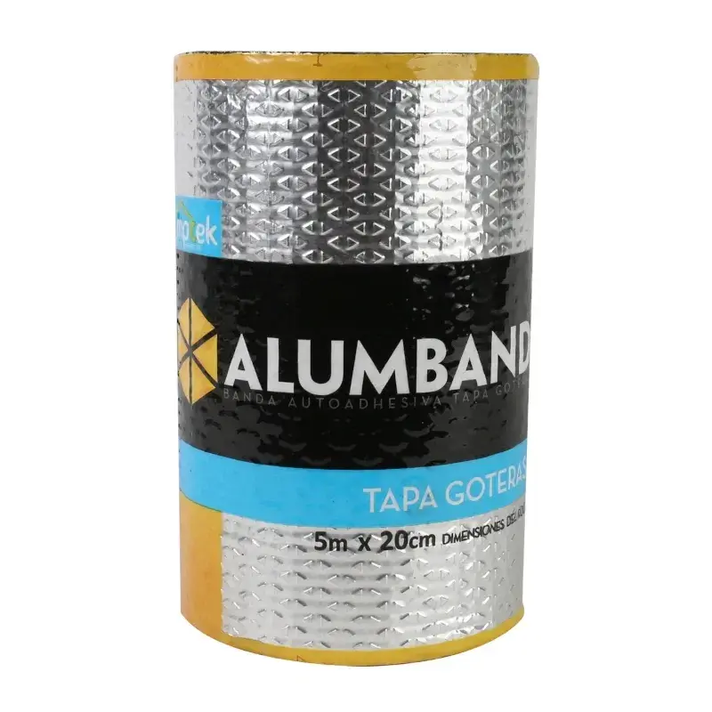 BANDA ALUMBAND MANTO AUTO-ADHESIVO (10cm X 5m - 2mm Espesor) X 5 METROS