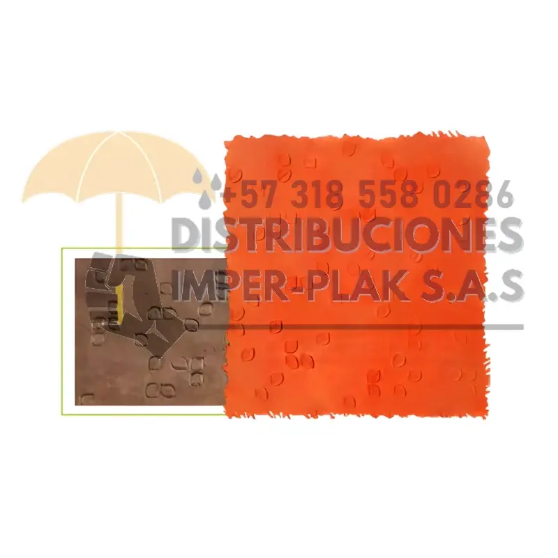 MOLDE TRADICIONAL PISOS CONCRETO ESTAMPADO TIPO MANTA MT-53