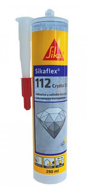 SIKAFLEX-112 CRYSTAL CLEAR ADHESIVO Y SELLADOR X 290ml