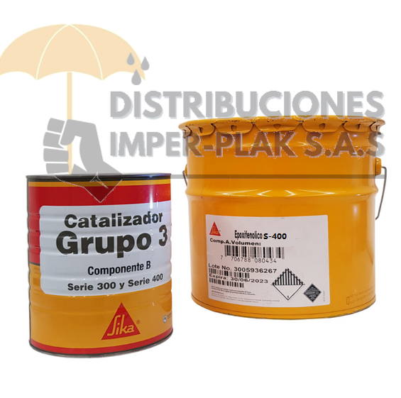 EPOXIFENÓLICO S-400 (AB) GRIS X 4gal