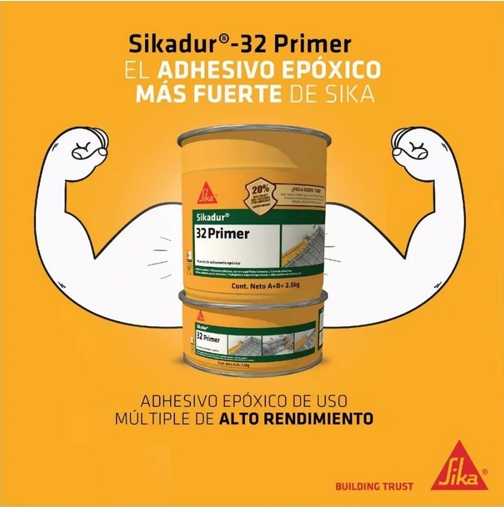 Miniatura: SIKADUR-32 PRIMER IMPERMEABILIZANTE PARA HUMEDADES EXTREMAS X 3kg