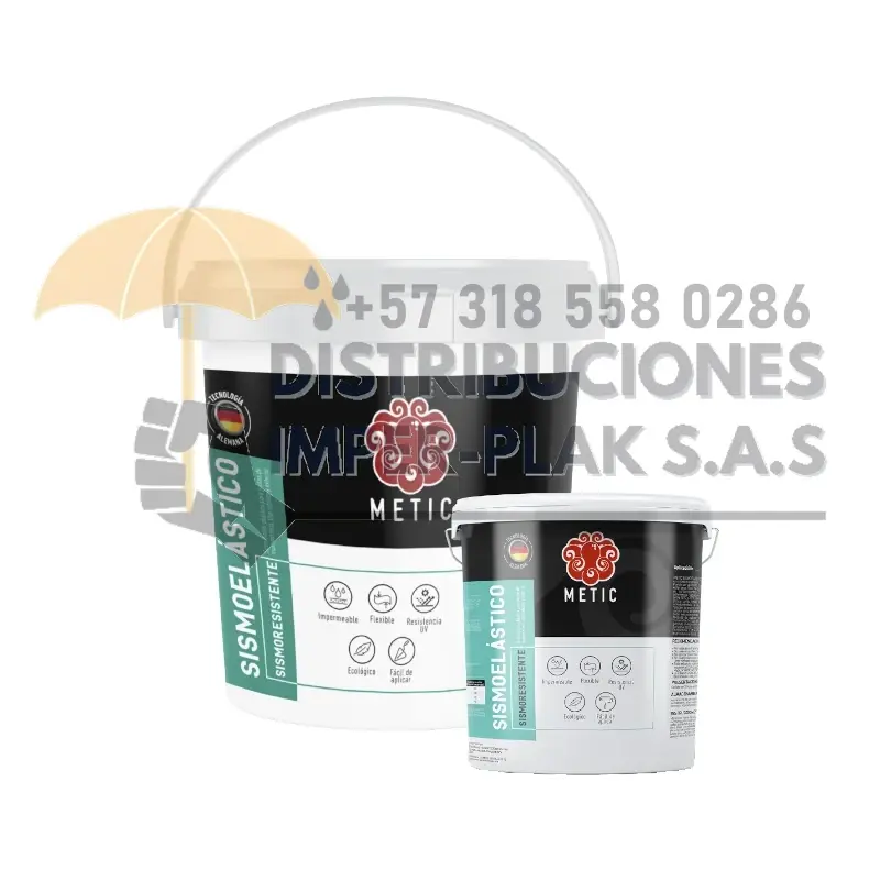 METIC SISMORESISTENTE CONSTRUCCIÓN GRIS CUÑETE X 30kg