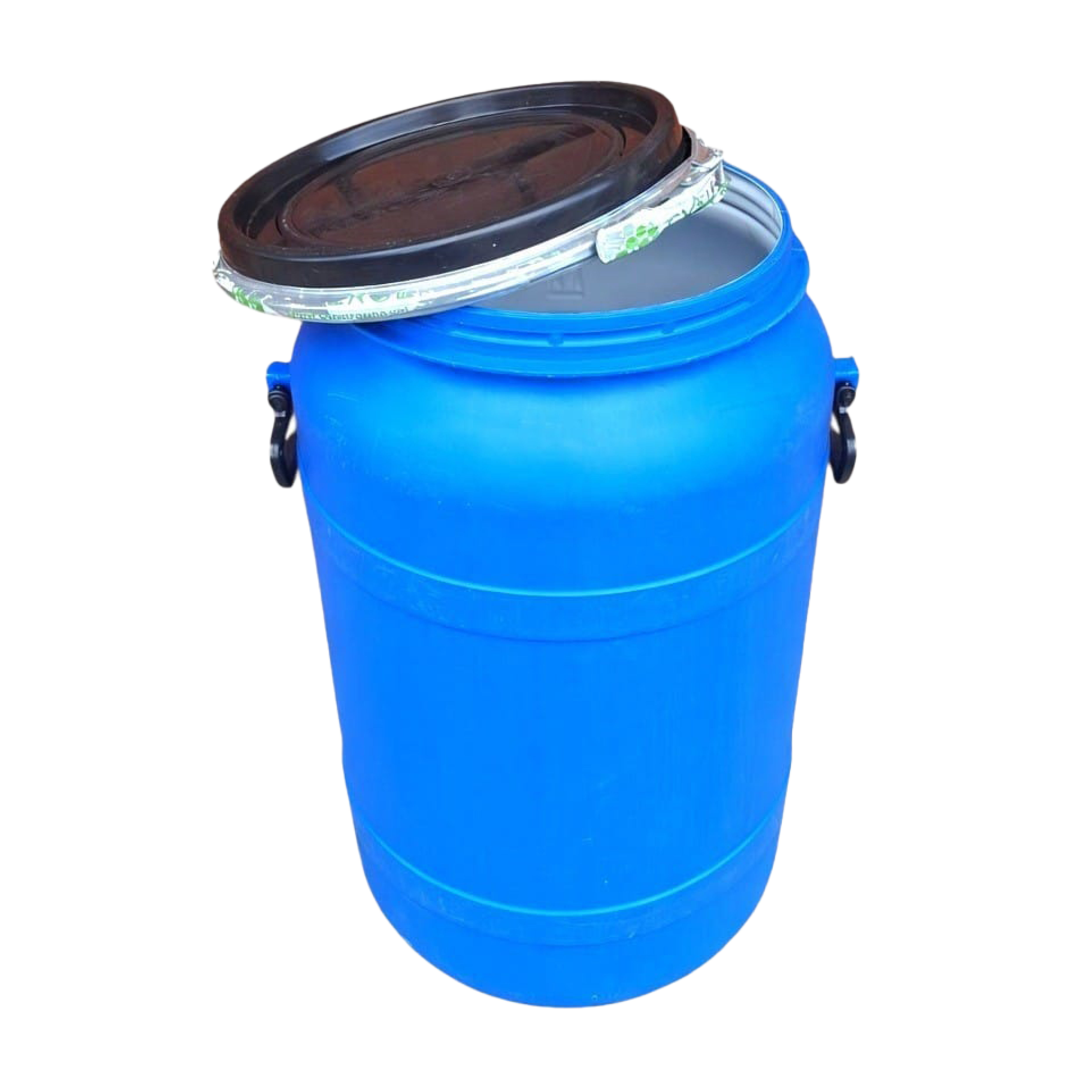 Caneca plástica remanufacturada 18 gal. Tapa tipo aro