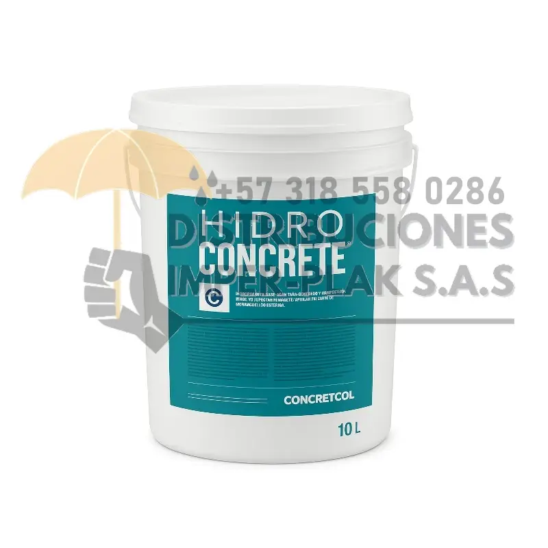 HIDRÓFUGO HIDRO CONCRETE X 10lt
