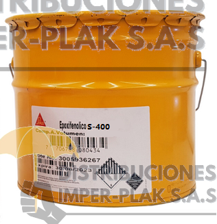 EPOXIFENÓLICO S-400 (COMPONENTE A) GRIS CO X 3gal