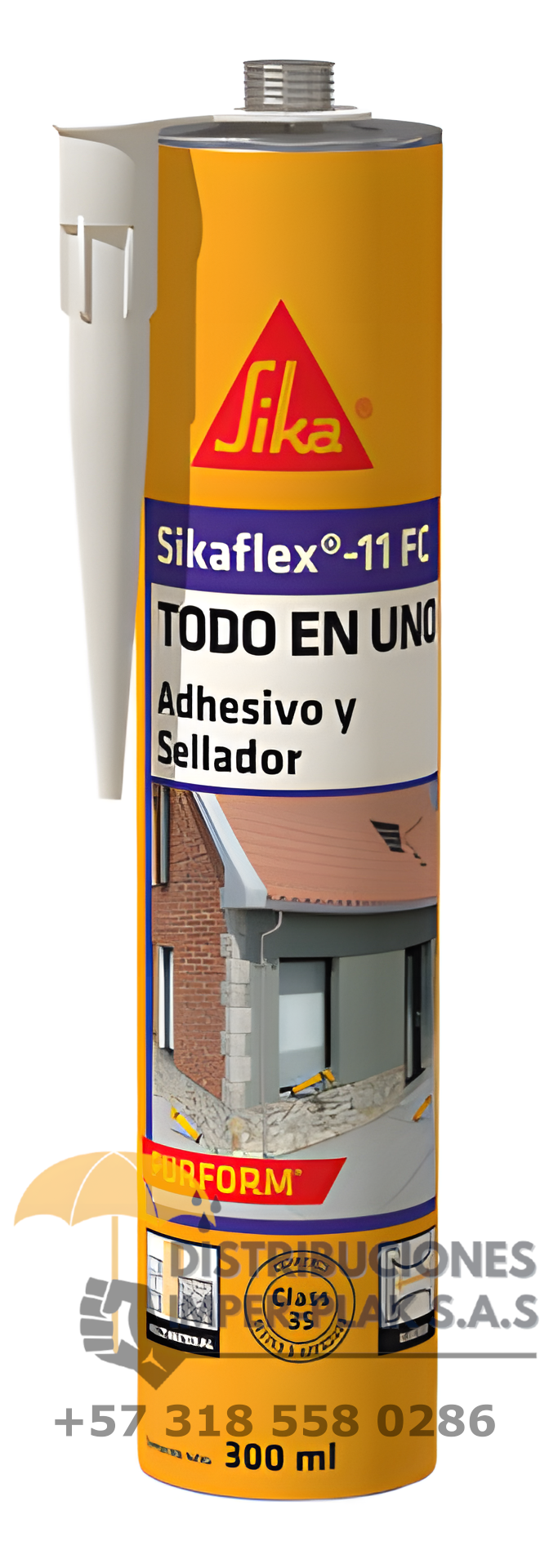 SIKA SIKAFLEX-11 FC PURFORM ADHESIVO BLANCO X 300ml