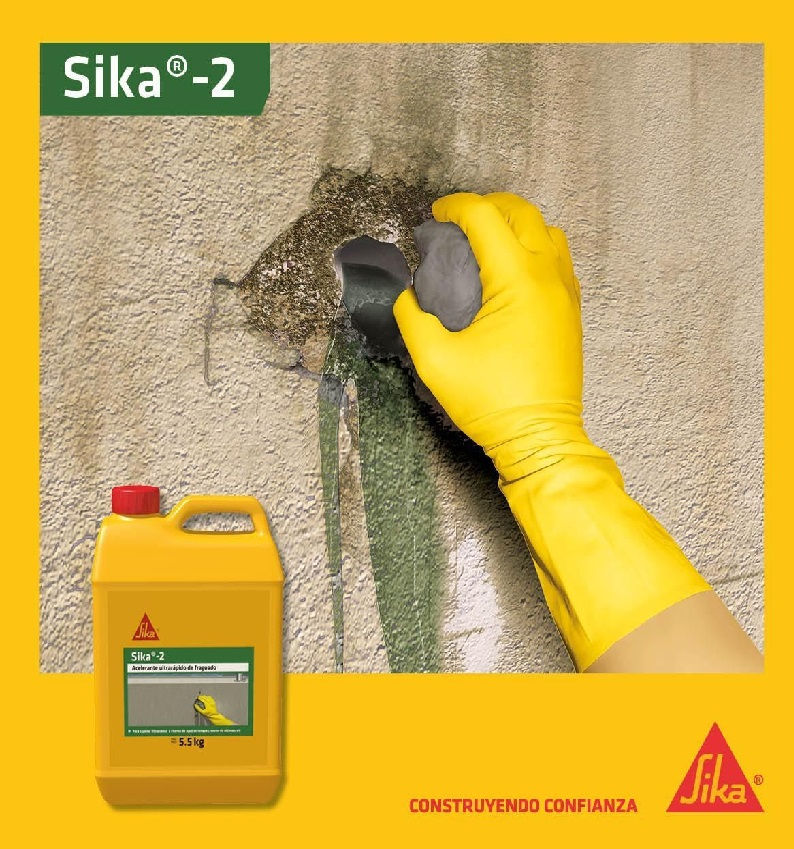 Miniatura: SIKA-2 ACELERANTE DE MORTERO Y CONCRETO X 5.5kg