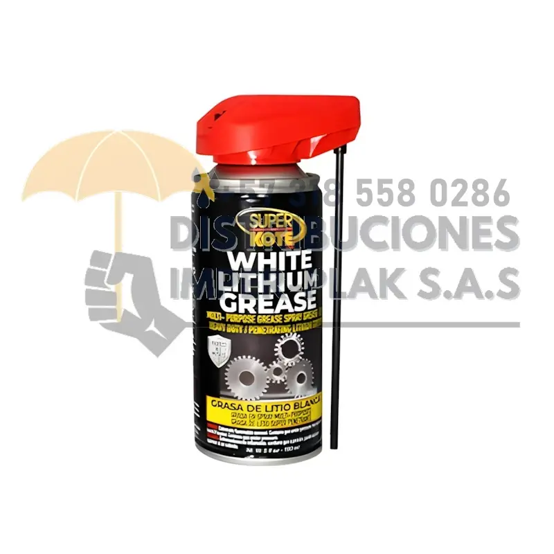 LUBRICANTE GRASA DE LITIO BLANCA EN AEROSOL X 150ml