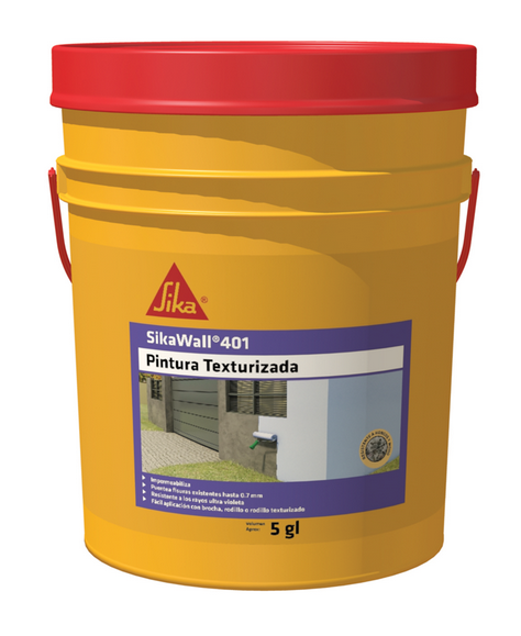 SIKAWALL-401 PINTURA TEXTURIZADA BLANCO X 5gal