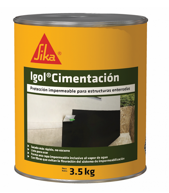 IGOL CIMENTACIÓN IMPERMEABILIZANTE PARA ENTERRADOS X 3.5kg