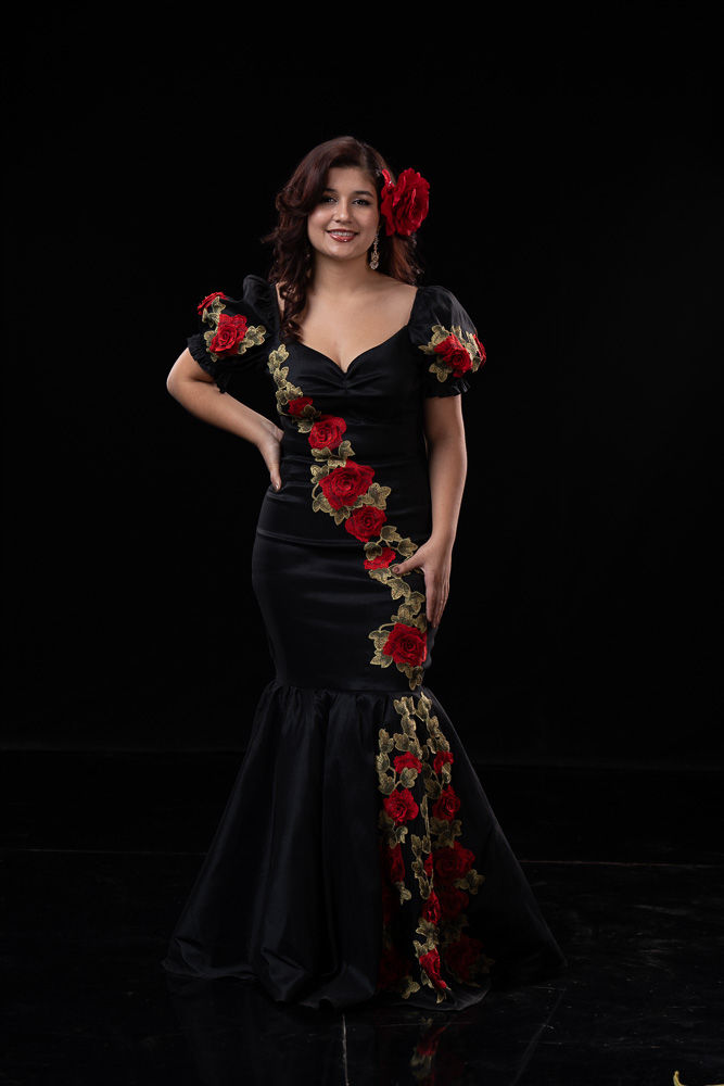 Thumbnail: Amelia Open Shoulder Dress